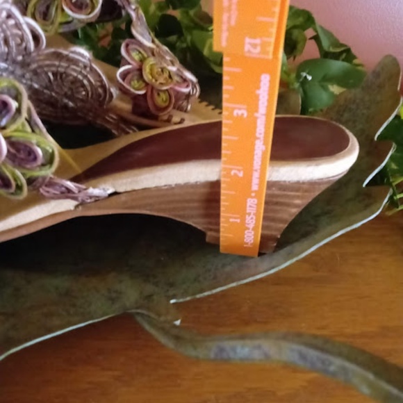 NWOT✨PIKOLINOS LEATHER FLOWER SANDALS - Picture 6 of 8